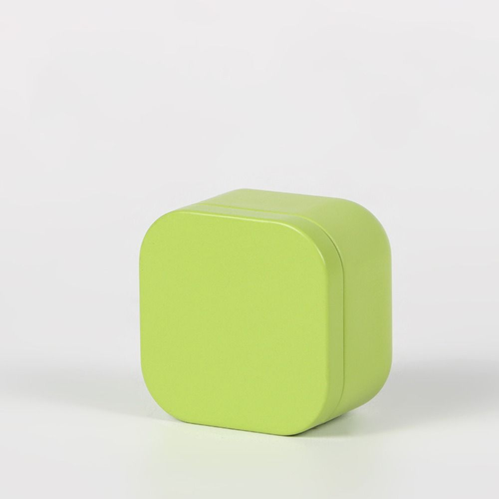 4 Stück verschlossene Blechdose Tragbare Aufbewahrungsboxen Glas Mini Quadratische Eisen Teedose Gewürze