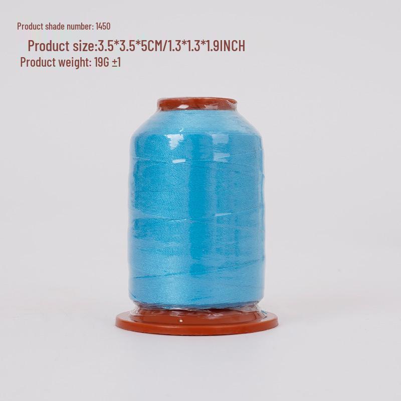 Polyester Sewing Thread: 100 Colors, 500 Yards, Fine Two-Strand, High-Speed, for Hand Sewing