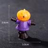 Halloween Decoration Accessories Miniature Figurines Mummy Skull Rabbit Magic House Ghost Pumpkin Desktop Scene Decor Set 8Pcs