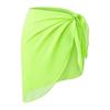 Chiffon Material Beach Dress Sheer Fabric UPF Protection Sarongs Short Length Wearable Design Cover Up Skirt