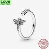 New Arrival Spring Authentic  Color Finger Ring Sparkling Daisy Flower Crown Rings Women Engagement Jewelry Giveaway Present Event