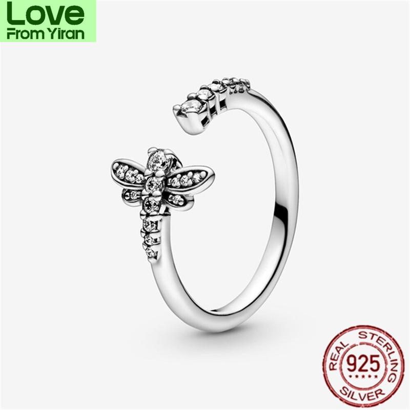New Arrival Spring Authentic Color Finger Ring Sparkling Daisy Flower Crown Rings Women Engagement Jewelry Giveaway Present Event