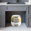 Bymaocar 6-compartment Grain Storage Container Storage Can, 360° Rotatable Food Dispenser for Storing Coarse Cereals & Dry Goods