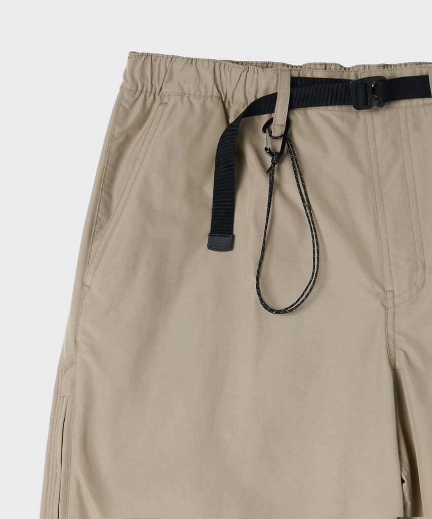 MUSINSA STANDARD [City Leisure] Np Side Zipper Parachute Pants [Leaf Beige]