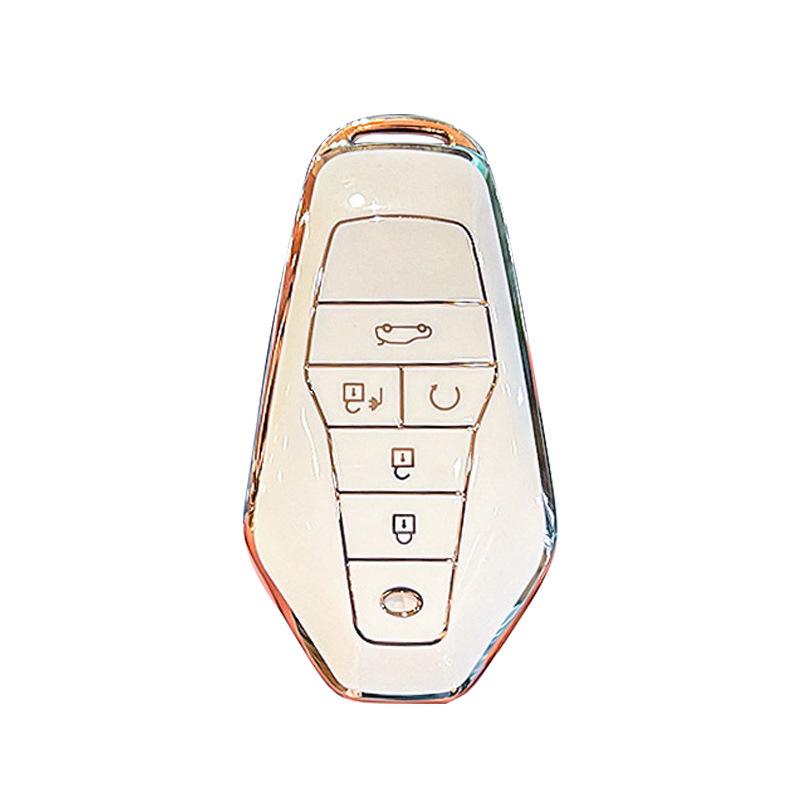 Luxury Key Case for GAC AION V Z03 - Fashionable Buckle Shell Car Accessory