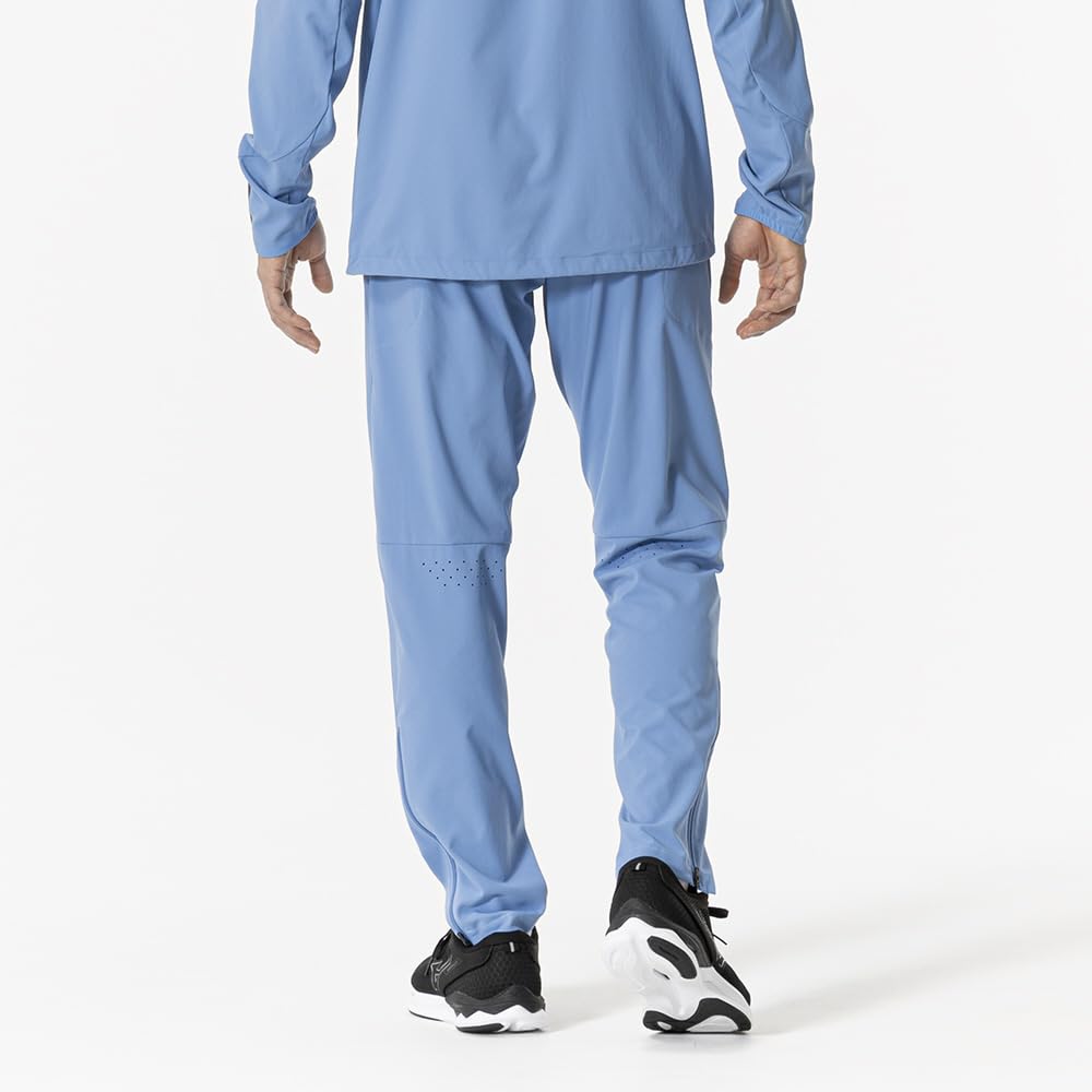 Mizuno Training Wear Stretch Cross Pants, Jersey, Player-Specific, MUGEN Color, 32MDB503, Parisian Blue