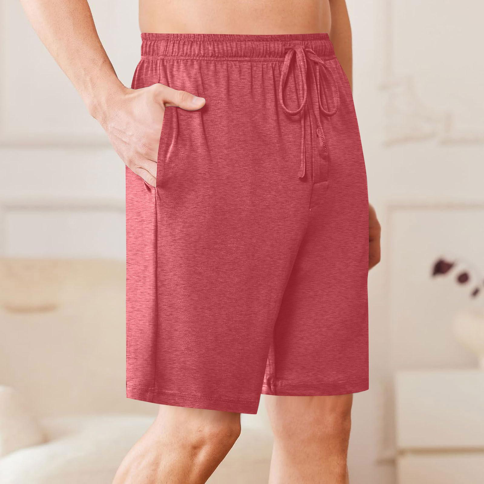 

Men s Drawstring Lightweight Shorts Men s Casual Jogging Shorts XL Кіновар
