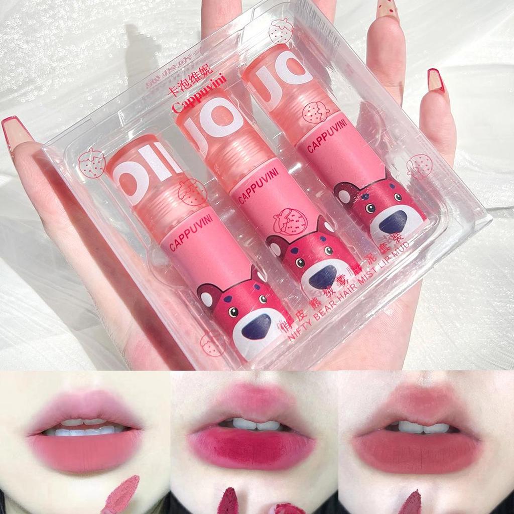 Winnie Pu Bär Samt-Matte Lip Glaze - Nicht-Klebriger Matter Lipgloss