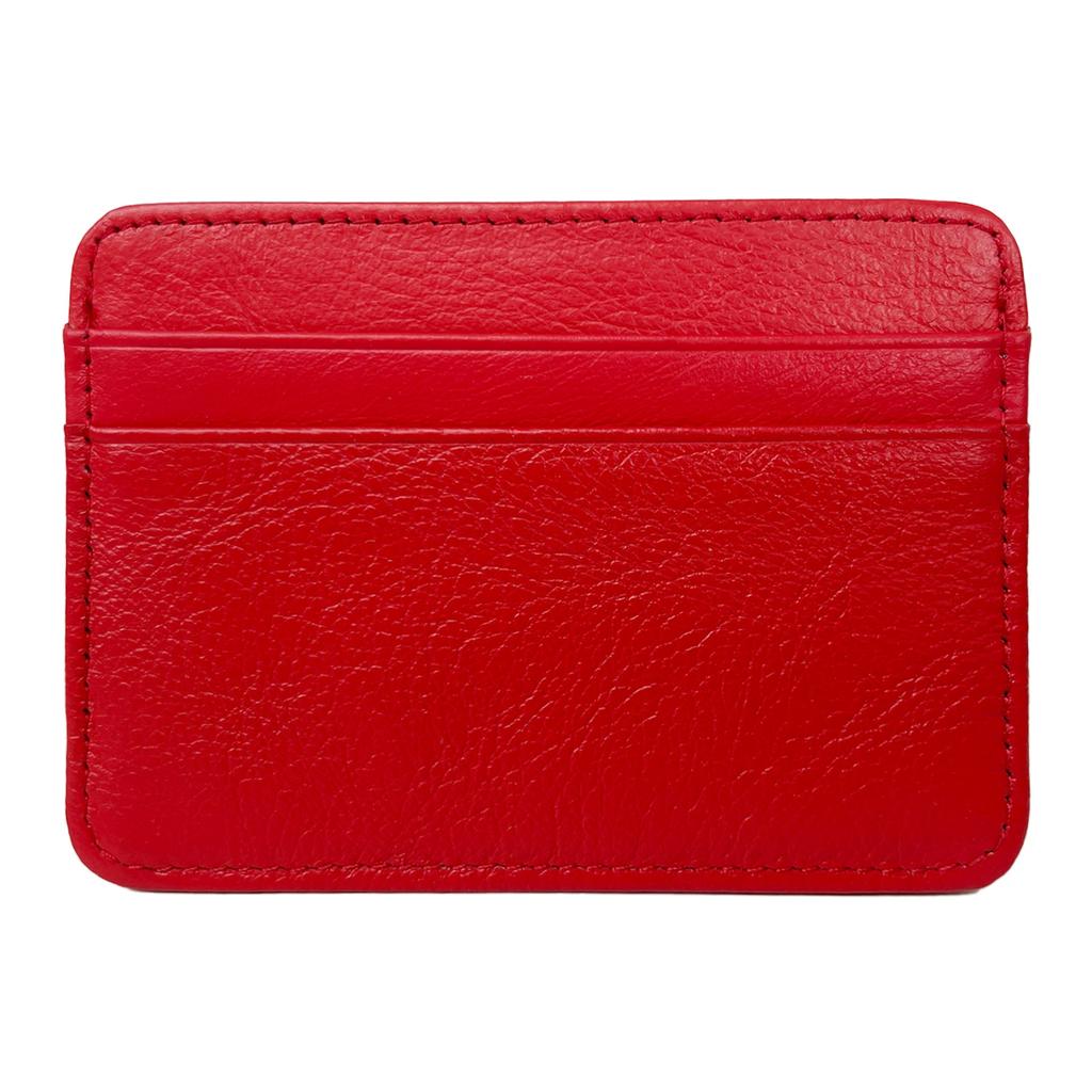 Cow Leather Men's Card Bag Coin Purse Slim Credit Card Holder Wallet For Men and Women ID Card Pocket