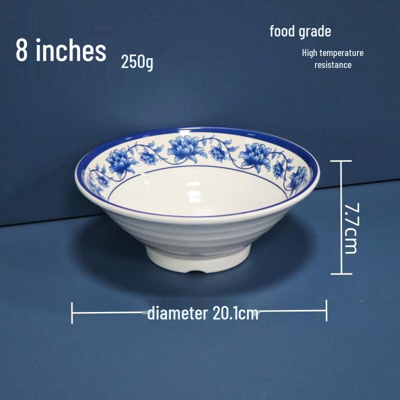 777 Melamine Commercial Ramen & Soup Bowls