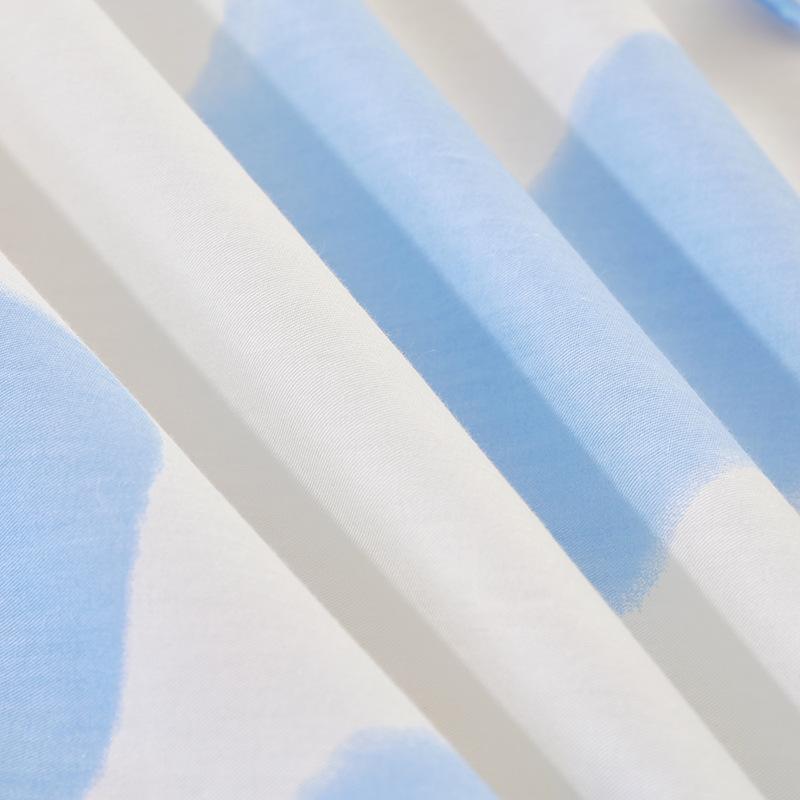 New Pure Cotton Single Bed Sheet Cartoon Small Fresh All Cotton Bed Sheet Single Double Mattress Protective Cover