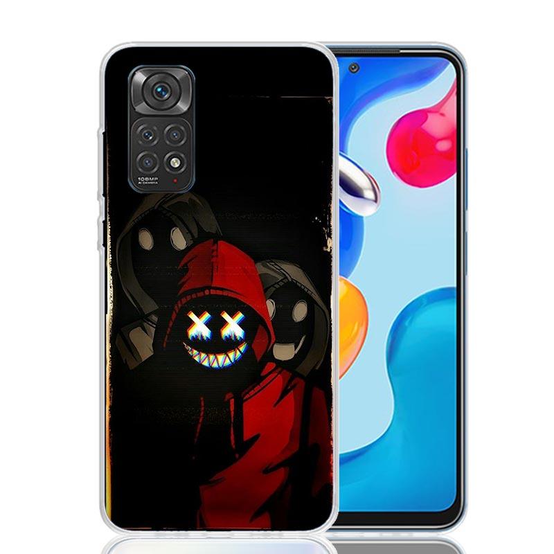 Devil Bad Boy Anime Phone Case For Xiaomi Redmi Note 15 14 13 12S 12 Pro Plus 11S 11E 11 11T 10S 10 Art Soft Pattern Cover Redmi