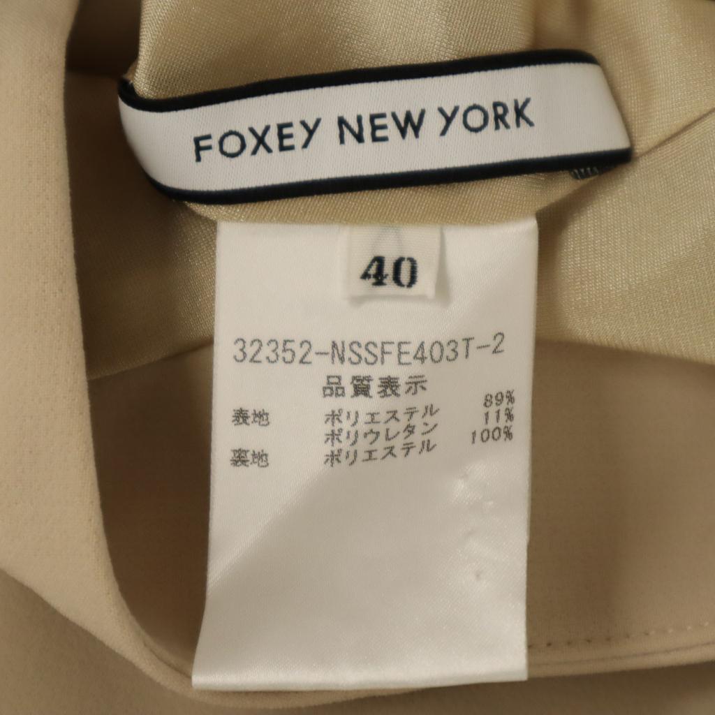 FOXEY NEW YORK made in Japan Midi Skirt 40 cream Women Used