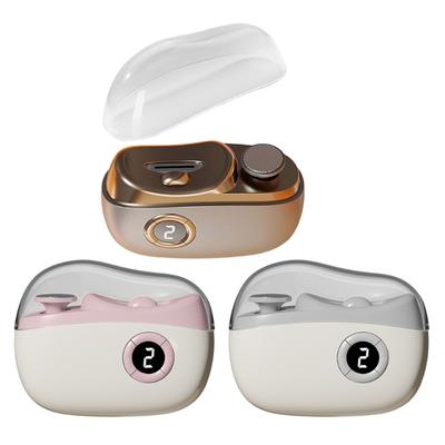 2-in-1 Elektrischer Nagelknipser Automatischer Nagelschneider Nageltrimmer Elektrische Nagelfeile Fingernagelknipser für ältere Menschen