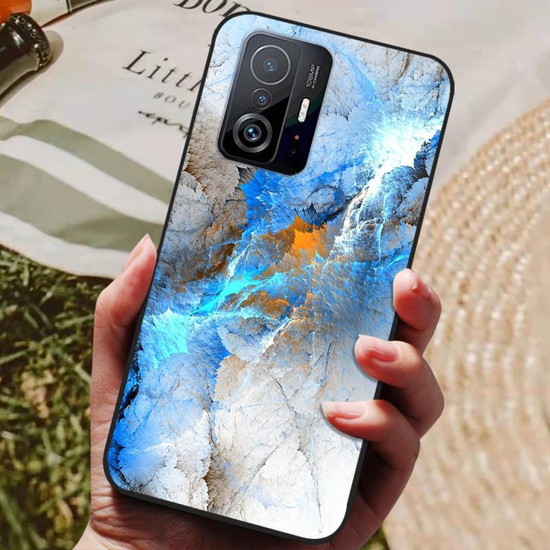 Für Xiaomi 11T Pro Hülle Für Xiaomi mi 11T Pro Hüllen Stoßfestes Silikon Weiches TPU Handy Rückseite Abdeckung Für Xiaomi 11T Pro Fundas
