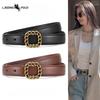 Super Easy To Match Black Small Belt Simple Thin Belt Retro Gold Jeans Belt Ins Belt
