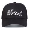 Unisex Blessed Love Embroidery Baseball Caps Spring Autumn Outdoor Adjustable Casual Hats Sunscreen Hat