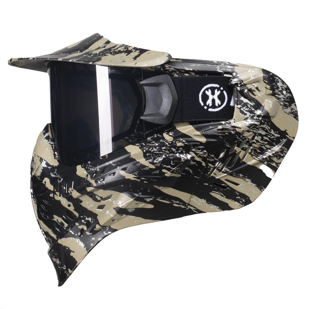 HK Army HSTL Goggles with Thermal Lenses Paintball/Airsoft Anti-Fog (Fracture Black/Tan/Smoke Lenses)