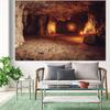 1 Uds. 2D Background Cloth "Magnificent Cave Foam Background Cloth, Perfect Creation of Halloween Atmosphere" - Party Banner