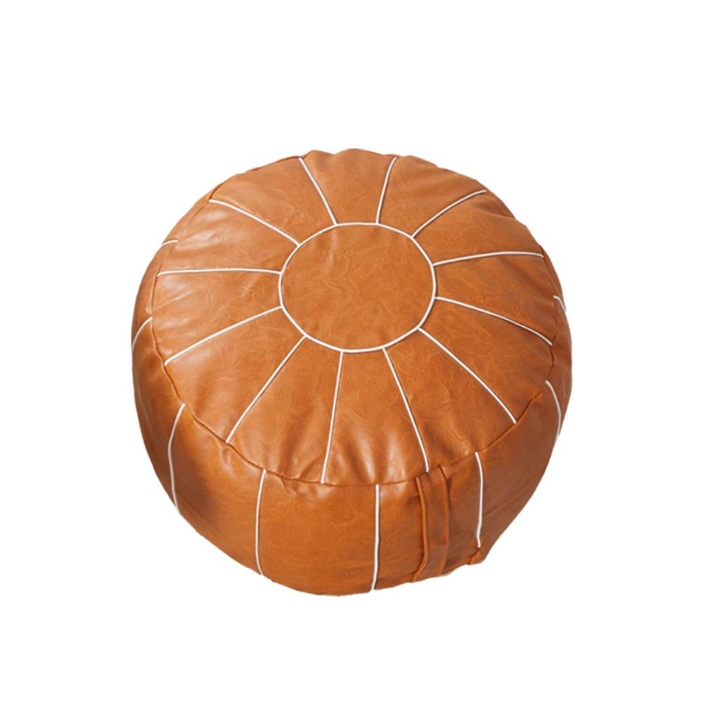 Kürbisförmiger Fußhocker Sitzsack Ungefüllte Pouf Kissenhülle Kleideraufbewahrungstaschen Fußstütze