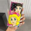 Anime Candy Phone Case for Samsung Galaxy S26 S24 S23 Ultra S25 Edge S22 S21 Plus S20 FE + Soft Print Shell Funda Galaxy S25 S24