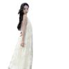 French Neck Dress High-end Tube Top Embroidered Flower Skirt Fairy Fairy Seaside Vacation Dress