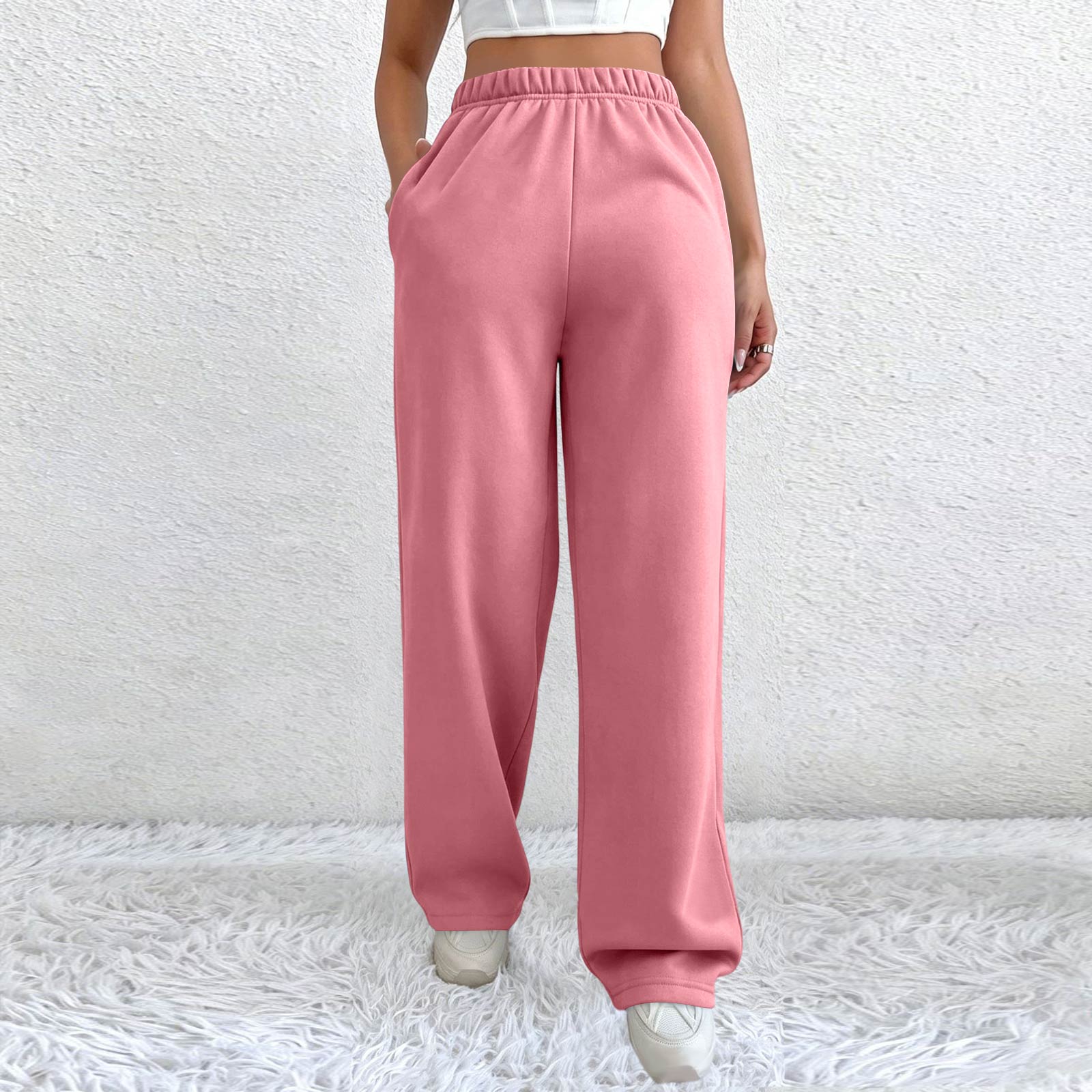 Women s Casual Wide Leg Sweatpants for Everyday Wear M