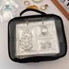 Large Capacity Clear PVC Jewelry Organizer Sealed Dust-proof Necklace Ring Packing Bag with Zipper Jewelry Display Bag For Home