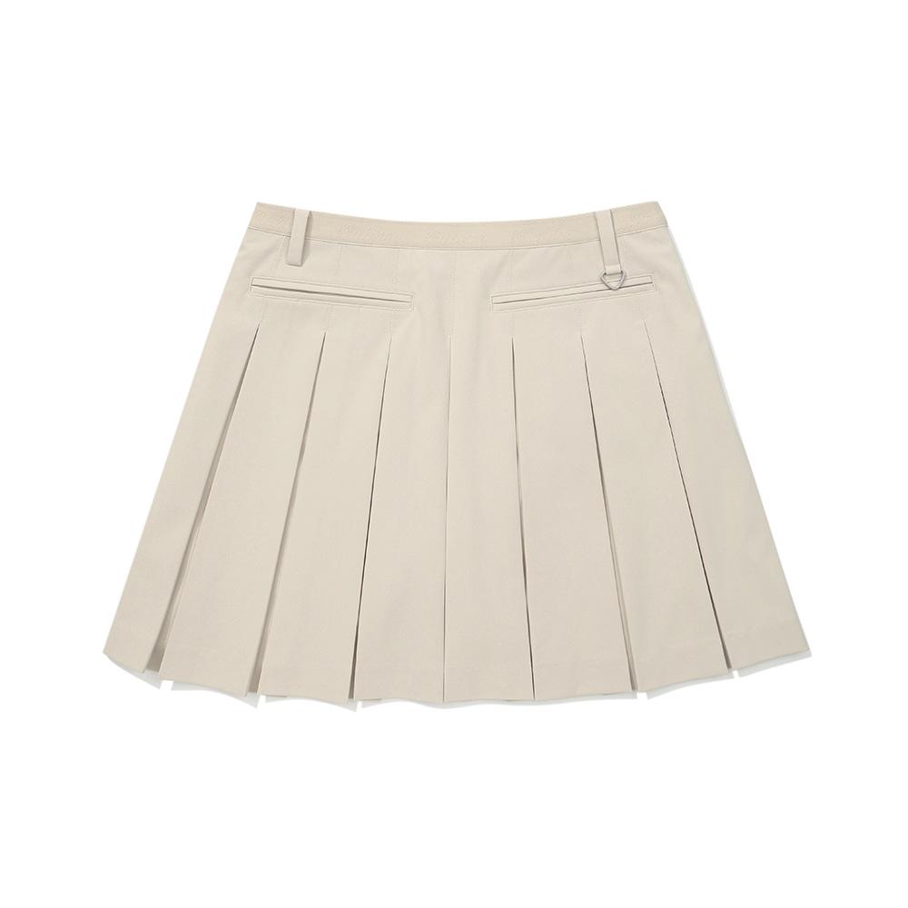 MALBON GOLF Double Pleated Skirt Beige (Woman)