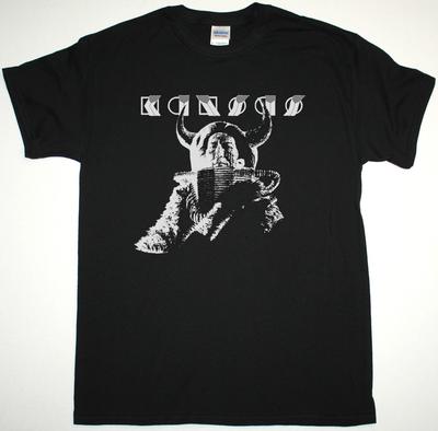 Vtg Kansas Band Monolith Album Heavy Cotton Black Shirt All Size For Unisex En54