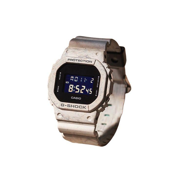 Casio G-Shock Series Square Earth Tone Minimalist Outdoor Sports Quartz Movement Resin Strap Watch Men watches Black DW-5600WM-5PRD