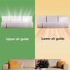 Air Conditioner Deflector Adjustable Air Vent Deflector Conditioner Baffle for Car Windshield Family Ceiling Home Bedroom