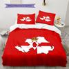 Biancheria da letto con motivo Ulster, Set piumone Copripiumone Federa Regalo di compleanno per la casa (1 * copripiumino + 2 * federa, senza nucleo)