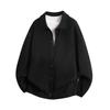Mens Oversized Knit Cardigan With Lapel Collar Button Front Casual Sweater Winter Daily Wear