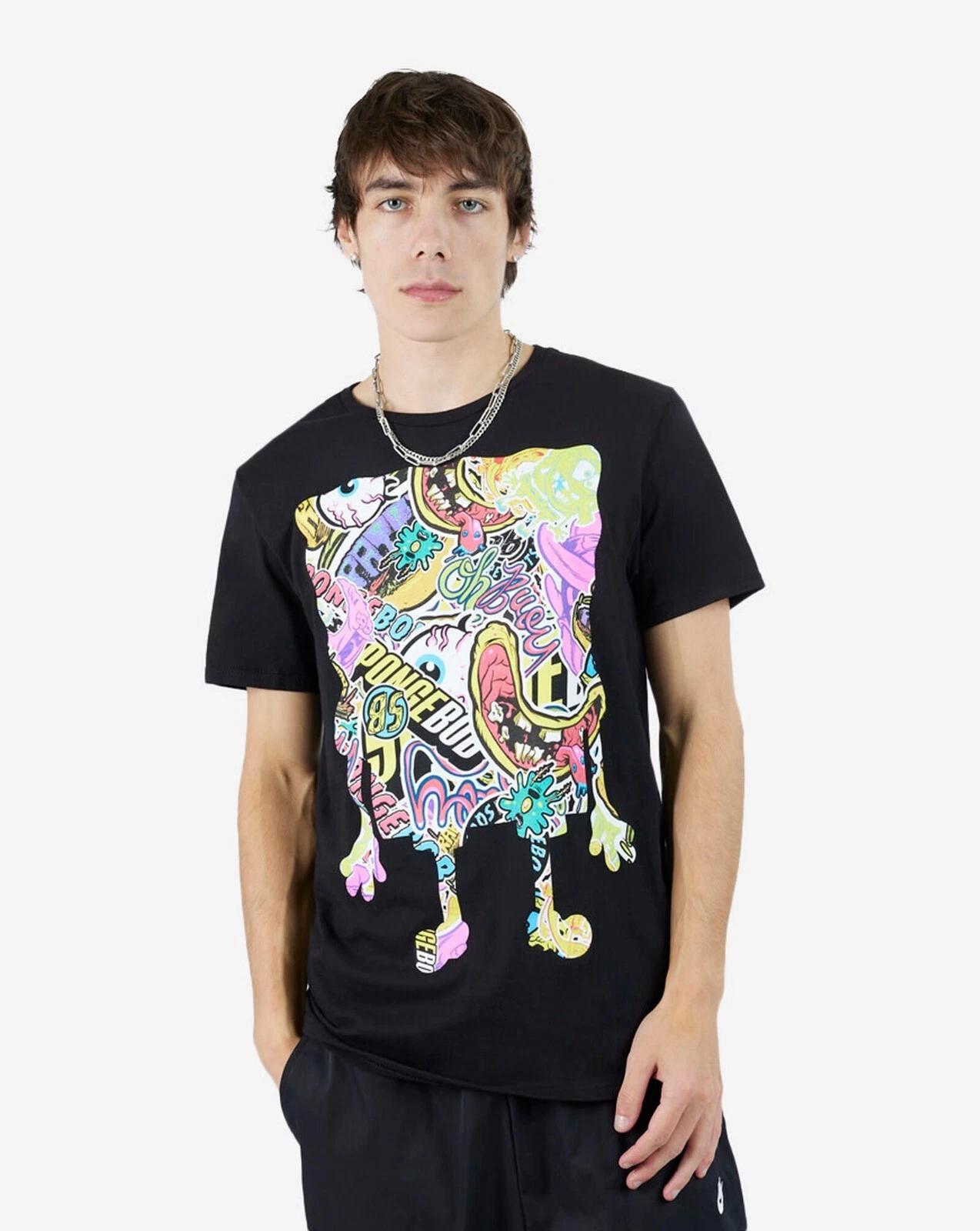 

SpongeBob SquarePants Mens Crazy Fill Print Shirt New S, M, L, XL M