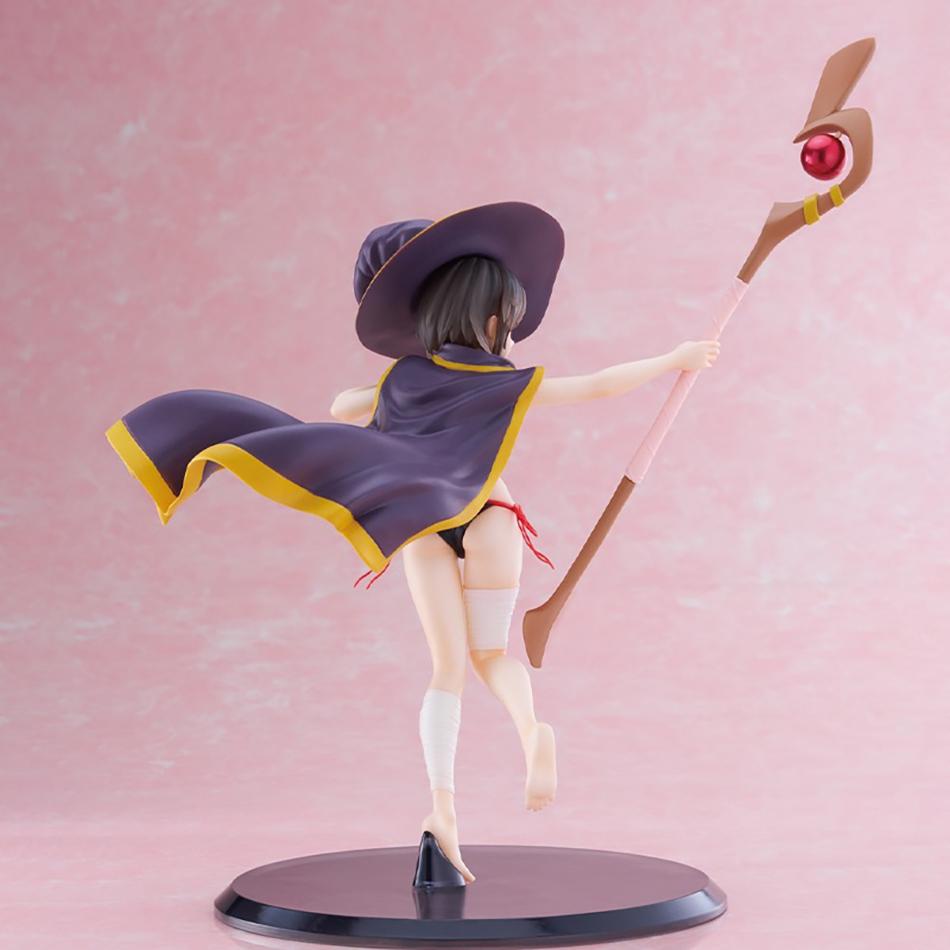 14cm God's Blessing on This Wonderful World Aniem Figure Megumin Swimsuit Sexy Anime Girl Figure PVC Collectibl Model Dolls Toys