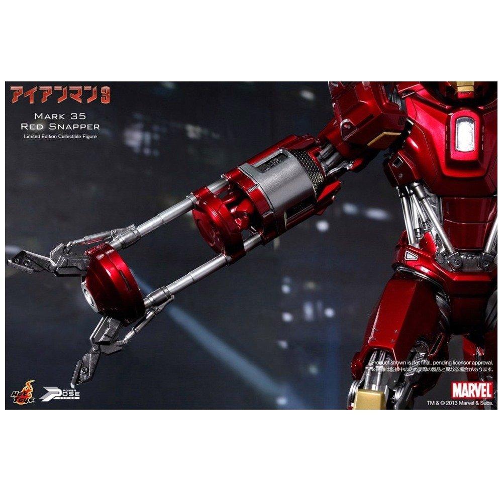 Power Pose Iron Man 3 Scale Limited Edition Action Figure Iron Man Mark 35 1/6 (Red Snapper)