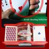 Manual/Battery/USB Card Shuffler Hand Crank/Automatic Card Shuffler for UNO Skip-Bo Blackjack Cards Game, 2 Decks of Poker Cards