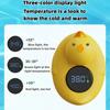 Kleine gelbe Ente Thermometer Baby Badewanne Dusche Wasserthermometer Baby Safe Temperatursensor schwimmende wasserdichte Baby