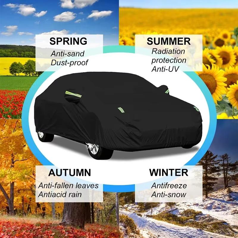 Car Cover for Hyundai KONA - Outdoor Full Protection, Waterproof Dustproof Heat-Resistant, All-Season Use Exterior Accessories