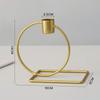 Irregular Shape Tabletop Candle Holders Metal Candle Stand New Candlelight Dinner Props  Bedroom