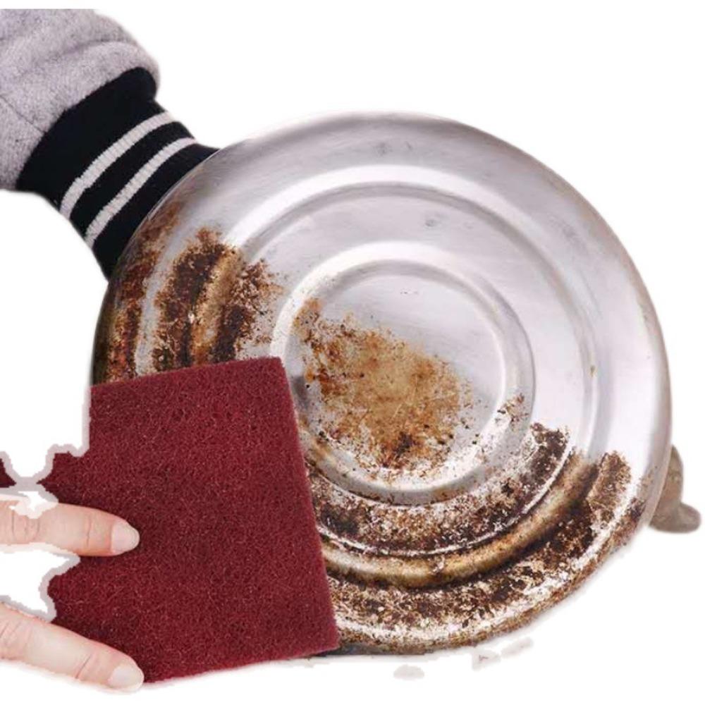 Rust Removal Polishing Sponge Multipurpose Jet Cleaning Pad Nylon Scrubbing Cloth  Wood