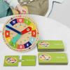 Learning Clocks with Cards Watching Model Activities Set Teaching Clock for Playroom