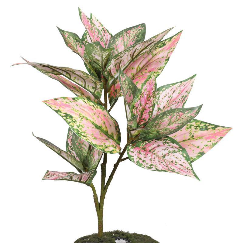 Vibrant Single Branch Pothos Leaf for Indoor Coffee Table or Courtyard Decor – Large Faux Leaf Plant