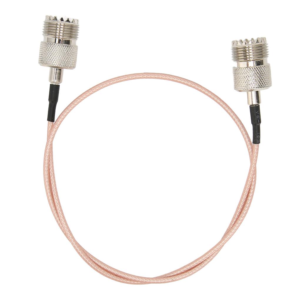 SO239 Head Feeder Cable 50cm Long SC316 Line Low Loss Coax Jumper Cable for Antenna Analyzer SWR Meter