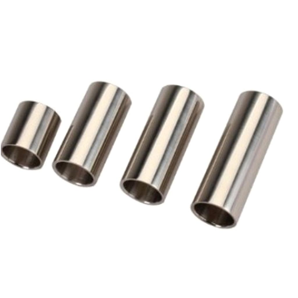 Metal Guitar Slides for Electric Guitar Bass Stringed Instruments Stainless Steel Guitar Slide Finger and Knuckle Slide