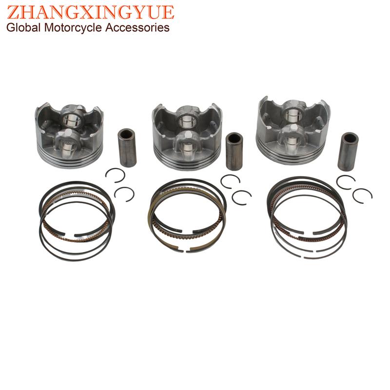Scooter 4-Valve 58.5mm 61mm 63mm Racing Piston Kit For GY6 125cc 150cc Upgrade To 160cc 180cc 200cc 152QMI 157QMJ 4-Stroke