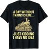 Best Train Art For Men Women Railroad Steam Train Lovers Gift Unisex T-Shirt