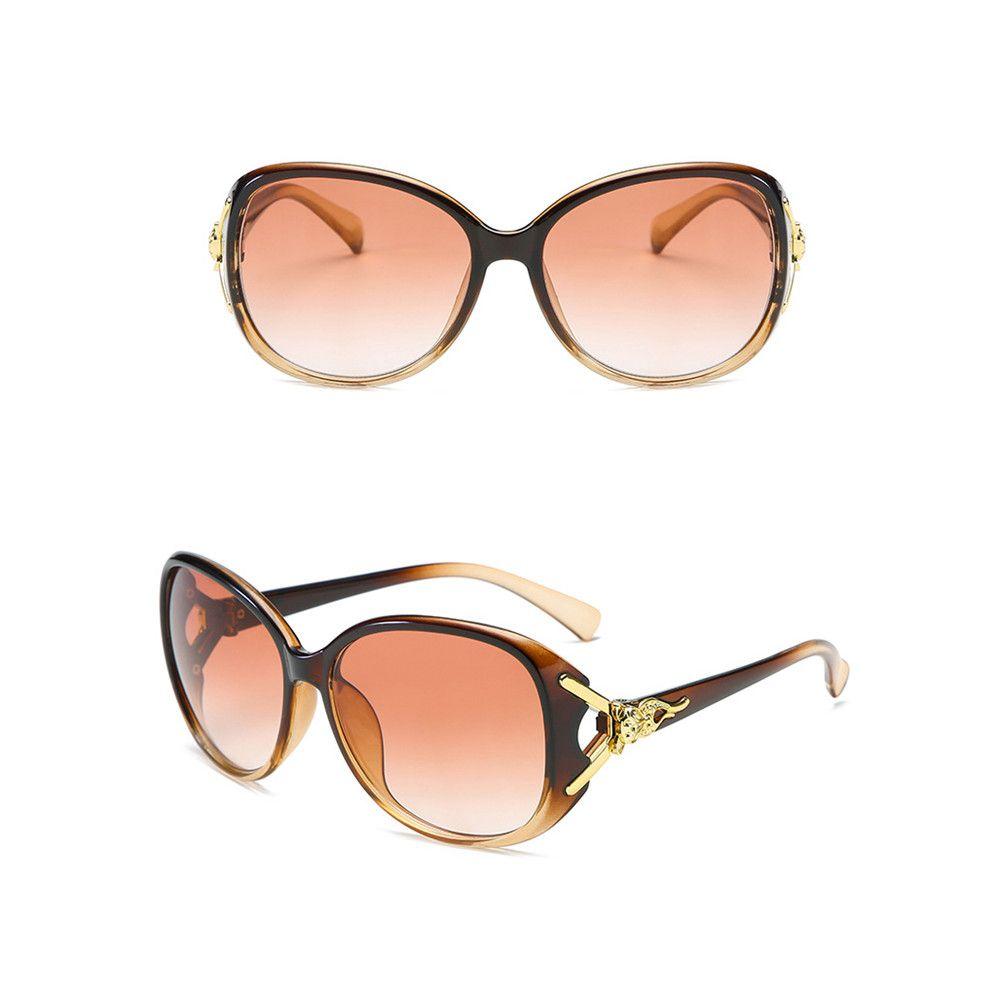 Frame UV400 Protection Goggles Polarized Oversized Sun Glasses Women's Sunglasses Retro Shades