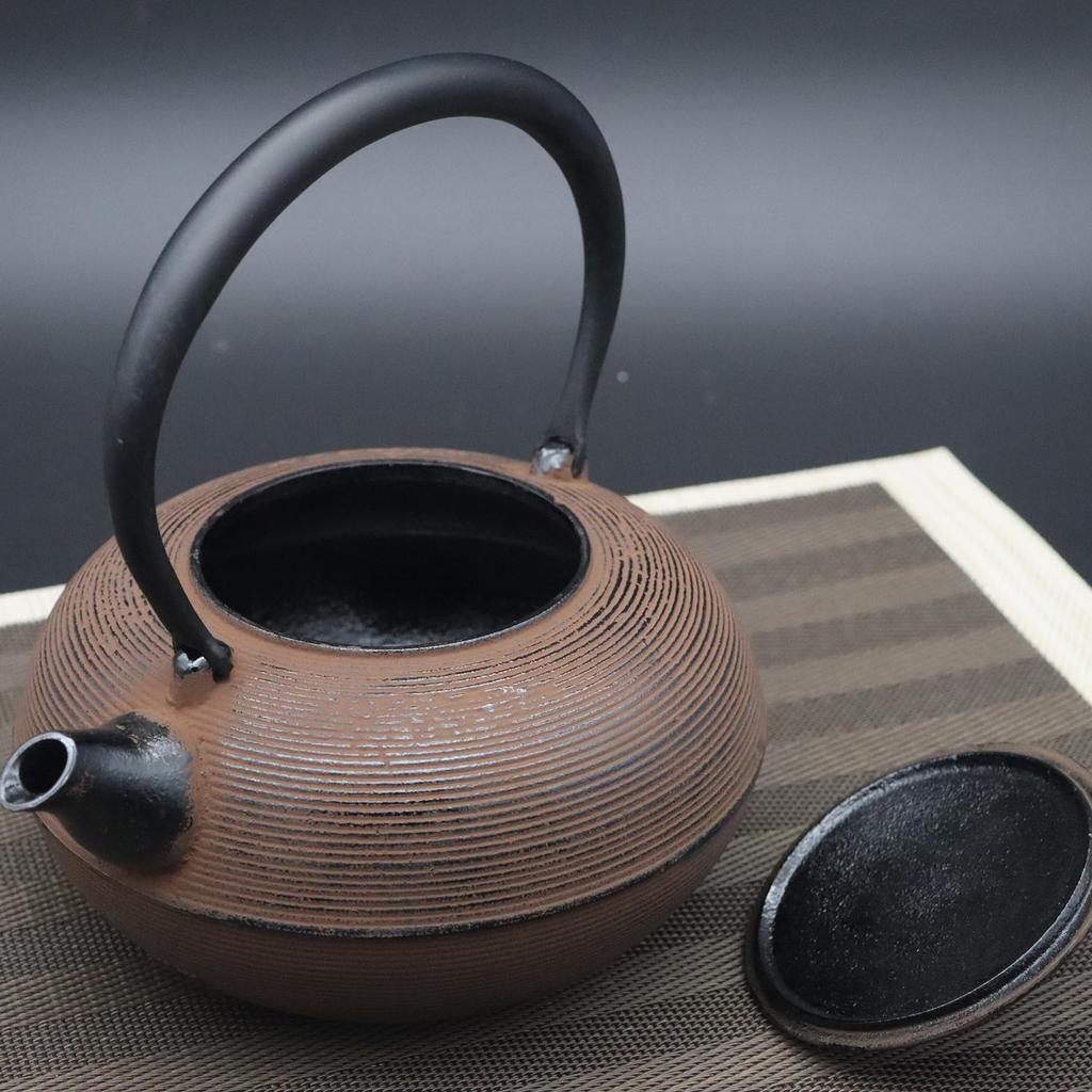 Nanbu Järngods Järn Direkt och Gasspis Iwate Traditionellt Hantverk Vattenkokare, Itome, 1,5L (IH, flamma, kompatibel), Prefektur, Japan,